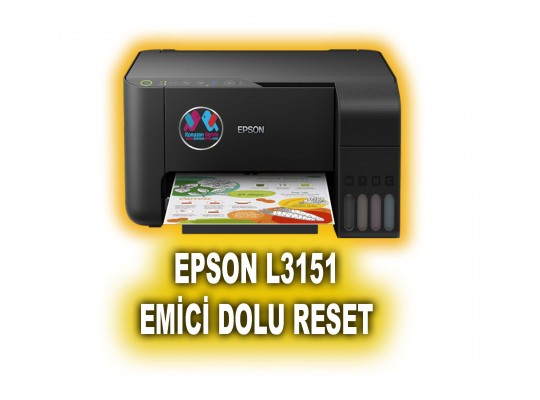 Epson L3151 Ped Dolu Hatası Reset Programı 